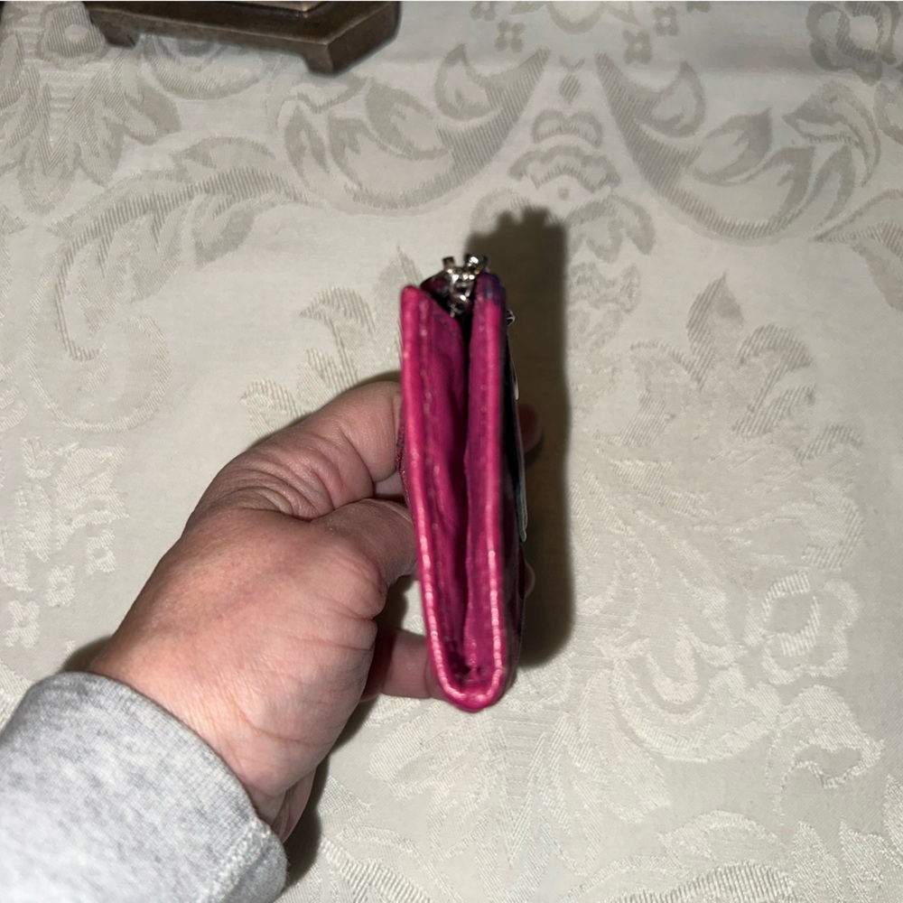 EUC Vintage Coach Mini Skinny Pouch with Keychain - Picture 4 of 7